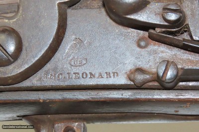 WAR OF 1812 Antique R&C LEONARD US Contract Model 1808 FLINTLOCK .69 Musket RARE; 1 of Less Than 5,000, Made in Canton, MASS. - Image 7 of 21