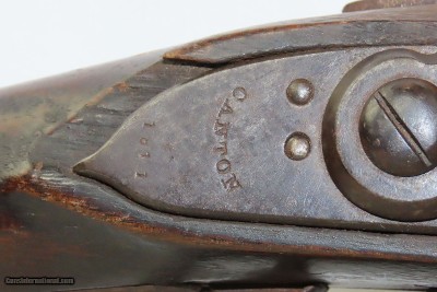 WAR OF 1812 Antique R&C LEONARD US Contract Model 1808 FLINTLOCK .69 Musket RARE; 1 of Less Than 5,000, Made in Canton, MASS. - Image 6 of 21