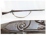 WAR OF 1812 Antique R&C LEONARD US Contract Model 1808 FLINTLOCK .69 Musket RARE; 1 of Less Than 5,000, Made in Canton, MASS. - 1 of 21