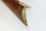 INDIANA LONG RIFLE by WILLIAM LEONARD .30 Caliber FORT WAYNE Antique Octagon Small Game HUNTING & TARGET Rifle - 18 of 18