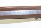 INDIANA LONG RIFLE by WILLIAM LEONARD .30 Caliber FORT WAYNE Antique Octagon Small Game HUNTING & TARGET Rifle - 12 of 18