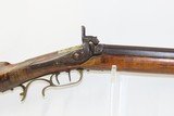 INDIANA LONG RIFLE by WILLIAM LEONARD .30 Caliber FORT WAYNE Antique Octagon Small Game HUNTING & TARGET Rifle - 4 of 18