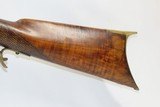 INDIANA LONG RIFLE by WILLIAM LEONARD .30 Caliber FORT WAYNE Antique Octagon Small Game HUNTING & TARGET Rifle - 14 of 18
