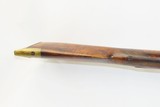 INDIANA LONG RIFLE by WILLIAM LEONARD .30 Caliber FORT WAYNE Antique Octagon Small Game HUNTING & TARGET Rifle - 9 of 18