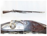 NEW JERSEY Hewes & Phillips SPRINGFIELD Model 1816 RIFLE-MUSKET .69 Antique Elaborate Flintlock to Percussion Conversion of M1816! - 3 of 25