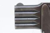 Rare GERMAN Schüler REFORM BREVETE Four Barrel .25 ACP Harmonica Pistol C&R Very Nice Oddity 4-Shot Conceal Carry Pistol Circa 1910 - 5 of 17