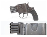 Rare GERMAN Schüler REFORM BREVETE Four Barrel .25 ACP Harmonica Pistol C&R Very Nice Oddity 4-Shot Conceal Carry Pistol Circa 1910 - 1 of 17