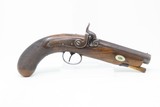 Antique DERINGER Type Pistol .60 Caliber Percussion Single Shot ENGRAVED
Mid-19th Century Belt Pistol - 2 of 18