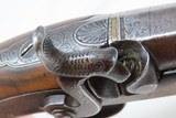 Antique DERINGER Type Pistol .60 Caliber Percussion Single Shot ENGRAVED
Mid-19th Century Belt Pistol - 7 of 18
