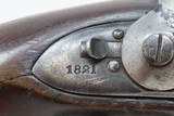 Antique SIMEON NORTH U.S. CONTRACT Model 1819 .54 Caliber FLINTLOCK Pistol
Early American Army & Navy Sidearm With 1821 Dated Lock - 7 of 20