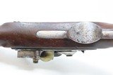 Antique SIMEON NORTH U.S. CONTRACT Model 1819 .54 Caliber FLINTLOCK Pistol
Early American Army & Navy Sidearm With 1821 Dated Lock - 14 of 20