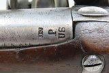Antique SIMEON NORTH U.S. CONTRACT Model 1819 .54 Caliber FLINTLOCK Pistol
Early American Army & Navy Sidearm With 1821 Dated Lock - 11 of 20