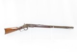 c1889 Antique WINCHESTER Model 1873 .44-40 WCF Lever Action Repeating RIFLEWith Octagonal Barrel & Crescent Butt Plate - 16 of 21