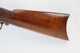 c1889 Antique WINCHESTER Model 1873 .44-40 WCF Lever Action Repeating RIFLEWith Octagonal Barrel & Crescent Butt Plate - 3 of 21