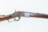 c1889 Antique WINCHESTER Model 1873 .44-40 WCF Lever Action Repeating RIFLEWith Octagonal Barrel & Crescent Butt Plate - 18 of 21