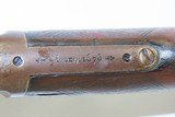 c1889 Antique WINCHESTER Model 1873 .44-40 WCF Lever Action Repeating RIFLEWith Octagonal Barrel & Crescent Butt Plate - 9 of 21