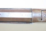 c1889 Antique WINCHESTER Model 1873 .44-40 WCF Lever Action Repeating RIFLEWith Octagonal Barrel & Crescent Butt Plate - 10 of 21