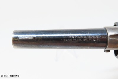 c1903 SAN FRANCISCO Shipped COLT 1877 “LIGHTNING” REVOLVER .38 Letter C&RFACTORY LETTERED “SHERIFF’S MODEL” - Image 11 of 20