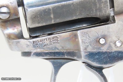 c1903 SAN FRANCISCO Shipped COLT 1877 “LIGHTNING” REVOLVER .38 Letter C&RFACTORY LETTERED “SHERIFF’S MODEL” - Image 7 of 20