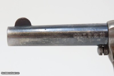 c1903 SAN FRANCISCO Shipped COLT 1877 “LIGHTNING” REVOLVER .38 Letter C&RFACTORY LETTERED “SHERIFF’S MODEL” - Image 6 of 20