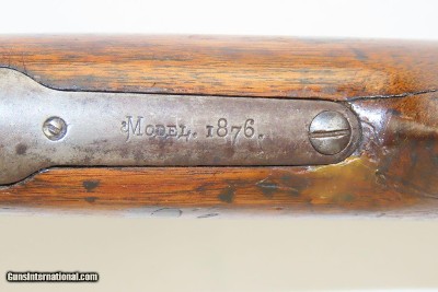 “CENTENNIAL MODEL” WINCHESTER Model 1876 .45-60 Lever Action RIFLE Antique Classic Lever Action Rifle Made in 1881 - Image 10 of 18