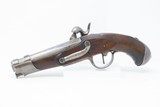 Antique MAUBEUGE French Model An IX PERC. Conversion GENDARMERIE PistolMAUBEUGE ARSENAL Military GENDARMERIE Pistol - 17 of 20