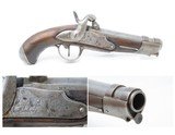 Antique MAUBEUGE French Model An IX PERC. Conversion GENDARMERIE PistolMAUBEUGE ARSENAL Military GENDARMERIE Pistol - 1 of 20