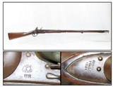 Antique U.S. SPRINGFIELD ARSENAL Model 1816 .69 Caliber FLINTLOCK MusketUnconverted Flintlock Made in 1834 - 1 of 20