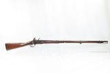 Antique U.S. SPRINGFIELD ARSENAL Model 1816 .69 Caliber FLINTLOCK MusketUnconverted Flintlock Made in 1834 - 2 of 20