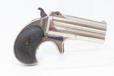 Iconic REMINGTON O/U Double DERINGER .41 Caliber Rimfire Type II C&R PISTOL Over/Under .41 Caliber Hideout Pistol - 10 of 12
