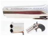 Iconic REMINGTON O/U Double DERINGER .41 Caliber Rimfire Type II C&R PISTOL Over/Under .41 Caliber Hideout Pistol - 1 of 12