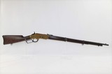 c1873 mfr. Antique Winchester YELLOWBOY Model 1866 MUSKET .44 Henry Rimfire Lever Action MUSKET Made in 1873 With Bayonet! - 10 of 14