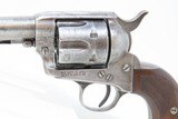 c1900 mfr. COLT FRONTIER SIX-SHOOTER SAA .44-40 WCF Revolver Model 1873 C&R
With Vintage Double Loop Tooled Holster! - 12 of 21