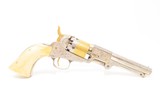 Engraved SILVER/GOLD/NICKEL/IVORY Antique COLT Model 1849 POCKET Revolver
Originally Made in 1852; With Carved Eagle/Snake Grip - 24 of 25