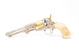 Engraved SILVER/GOLD/NICKEL/IVORY Antique COLT Model 1849 POCKET Revolver
Originally Made in 1852; With Carved Eagle/Snake Grip - 7 of 25