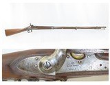 Antique D. NIPPES US Contract Model 1816 Percussion CONE CONVERSION Musket1 of 1,600 Model 1816s Produced by Daniel Nippes