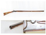 LANCASTER PENNSYLVANIA LONG RIFLE by HENRY LEMAN Antique FULL-STOCK .34 Cal By One of Lancaster, PA’s Most Notable Gunmakers! - 1 of 20