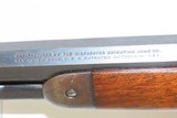c1918 mfr WINCHESTER Model 1892 Lever Action REPEATING RIFLE .32-20 WCF C&R Great War Era Winchester with Octagonal Barrel - 6 of 21