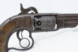 SCARCE c1862 SAVAGE NAVY Revolver CIVIL Antique CIVIL WAR .36 Union Sidearm Unique Early 1860s Two-Trigger Revolver - 16 of 17