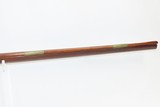 EARLY AMERICAN, NEW ENGLAND FLINTLOCK MUSKET by JOHN MASON .60 Cal Antiquec1790s Period Flintlock NE Fowler/BUCK & BALL - 10 of 21
