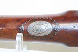 EARLY AMERICAN, NEW ENGLAND FLINTLOCK MUSKET by JOHN MASON .60 Cal Antiquec1790s Period Flintlock NE Fowler/BUCK & BALL - 12 of 21