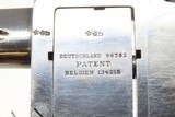 FINE RARE c1910 J.P. SAUER & SOHN Bär DOUBLE-SHOT .25 ACP Pistol German C&R 4-SHOT FLAT Pocket Pistol with SWIVELING MAGAZINE BLOCK - 6 of 20