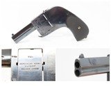 FINE RARE c1910 J.P. SAUER & SOHN Bär DOUBLE-SHOT .25 ACP Pistol German C&R 4-SHOT FLAT Pocket Pistol with SWIVELING MAGAZINE BLOCK - 1 of 20