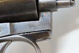 Liege Proofed BELGIAN 9mm Cal. DOUBLE ACTION Self-Defense POCKET RevolverEarly 20th Century Belgian Revolver with a Lanyard Ring Safety! - 15 of 20
