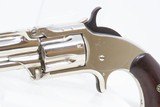 Antique SMITH & WESSON Number 1-1/2 2nd Issue .32 Caliber Rimfire REVOLVERNickel Plated WILD WEST S&W Spur Trigger - 4 of 16