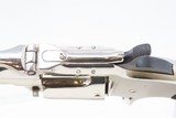 Antique SMITH & WESSON Number 1-1/2 2nd Issue .32 Caliber Rimfire REVOLVERNickel Plated WILD WEST S&W Spur Trigger - 7 of 16