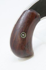 Antique SMITH & WESSON Number 1-1/2 2nd Issue .32 Caliber Rimfire REVOLVERNickel Plated WILD WEST S&W Spur Trigger - 14 of 16