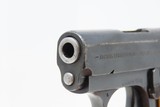 Belgian PIEPER “NEW MODEL” .25 ACP Caliber Semi-Automatic POCKET Pistol C&R ROARING TWENTIES Self-Defense Pistol - 8 of 17