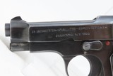 WORLD WAR II Era Italian BERETTA Model 1935 7.65mm C&R SEMI-AUTO Pistol.32 ACP Chambered Pistol with HOLSTER & 2 MAGAZINES - 8 of 23