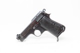 WORLD WAR II Era Italian BERETTA Model 1935 7.65mm C&R SEMI-AUTO Pistol.32 ACP Chambered Pistol with HOLSTER & 2 MAGAZINES - 5 of 23